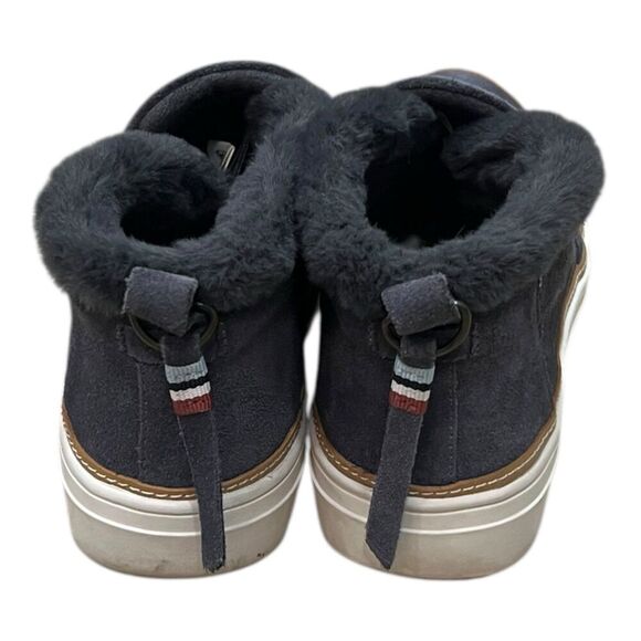 Toms Gray Suede Faux Fur Paxton Slip-On Chukka Sneaker 9.5 - Picture 4 of 7